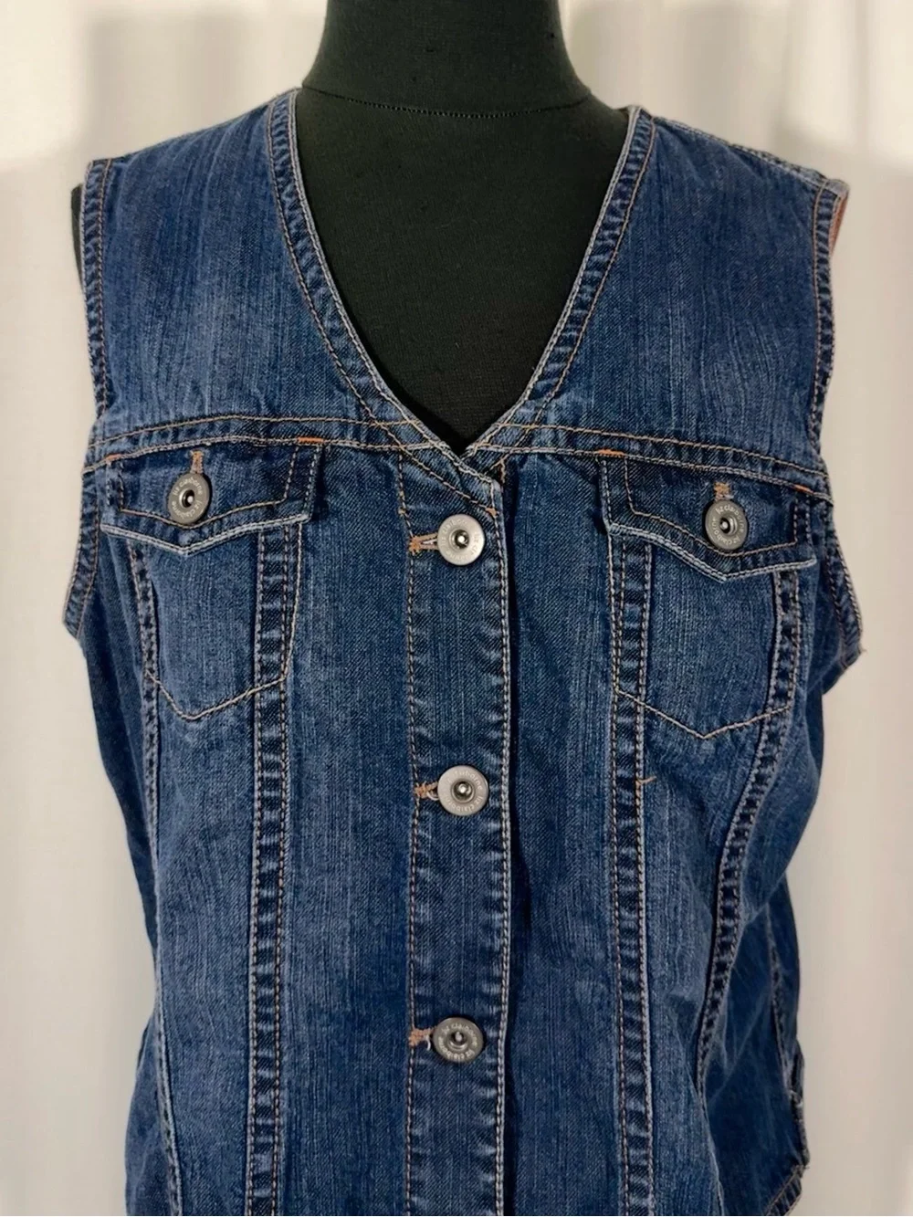Vintage Liz Claiborne Denim Vest